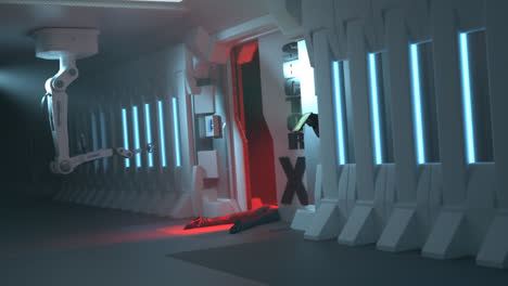 malfunction of robots causing terror and horror on a shuttle’s corridors. space station’s staff death as a result of a mutiny of artificial intelligence onboard. technology error and security breach.