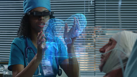 medical consultation with vr technology