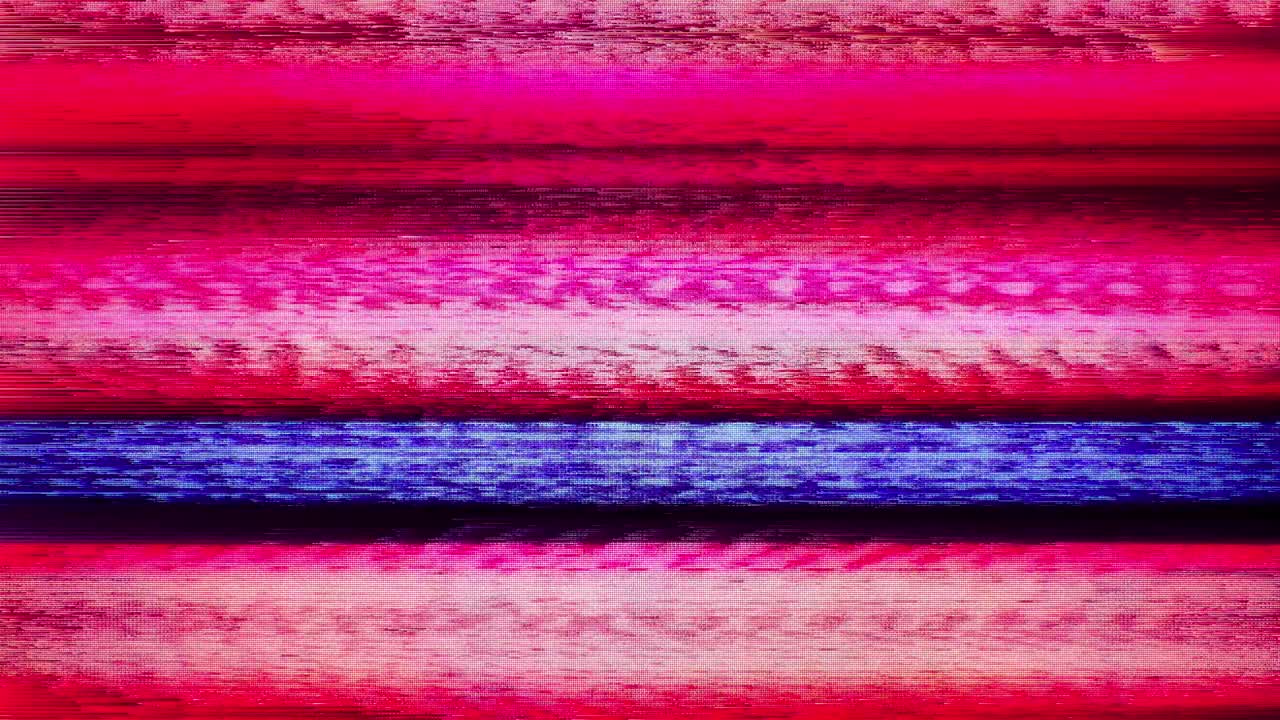 Cyberpunk Digital Noise. Glitch Background. Transition. Overlay. Damage Streaming. No Signal. Interrupted Broadcast. VJ Loop.