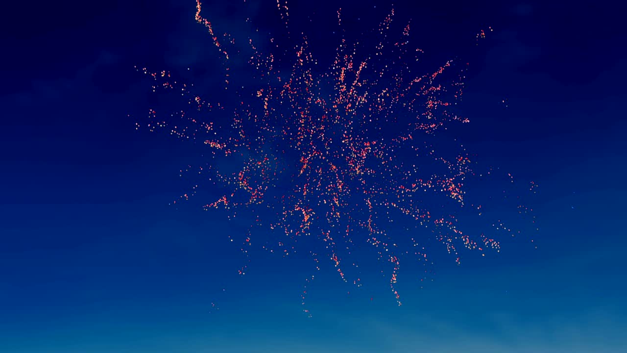 하늘에 불꽃놀이