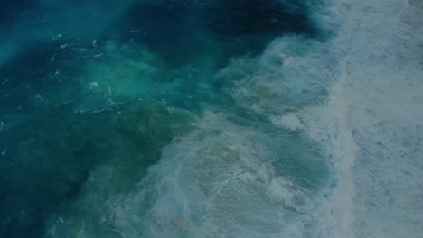 Aerial-view-of-the-Diamond-Beach-and-Turquoise-sea