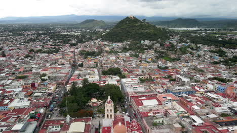 view of downtown atlixco in mexico