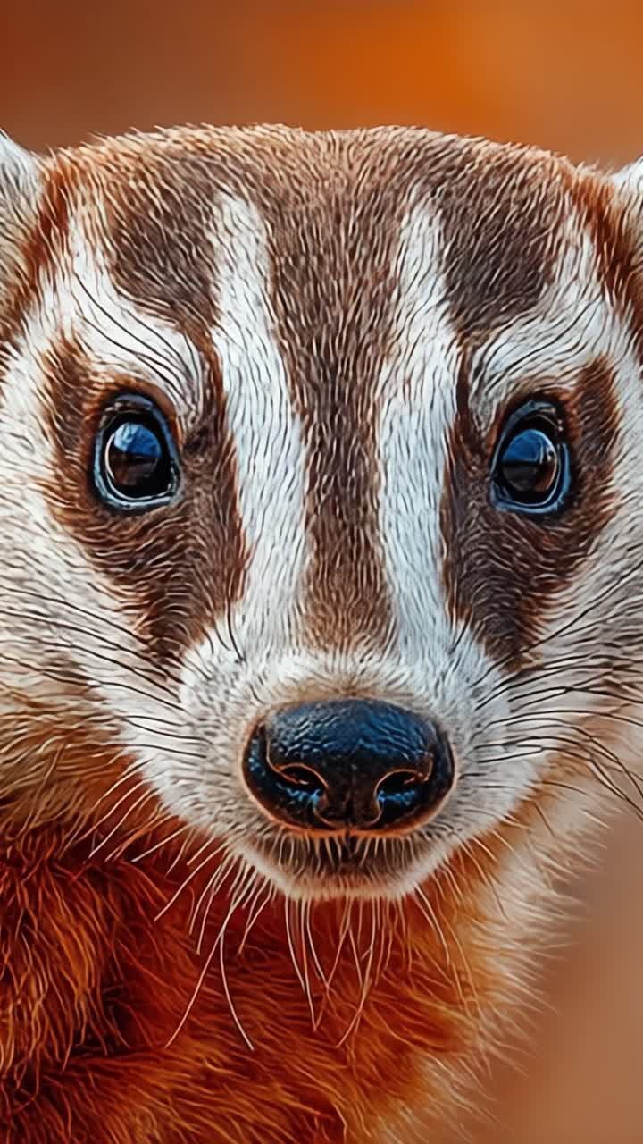 Retrato de Primer Plano de un Animal Impresionante con Pelaje Detallado y Ojos Cautivadores, Mostrando la Belleza Intrincada y la Expresividad de la Naturaleza