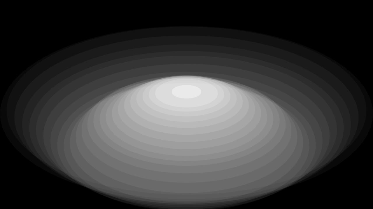 capas de círculos graduales ondulan arriba y abajo. animación de formas abstractas. un fondo de imaginación y creatividad. el color es blanco y gris. disparo lateral.