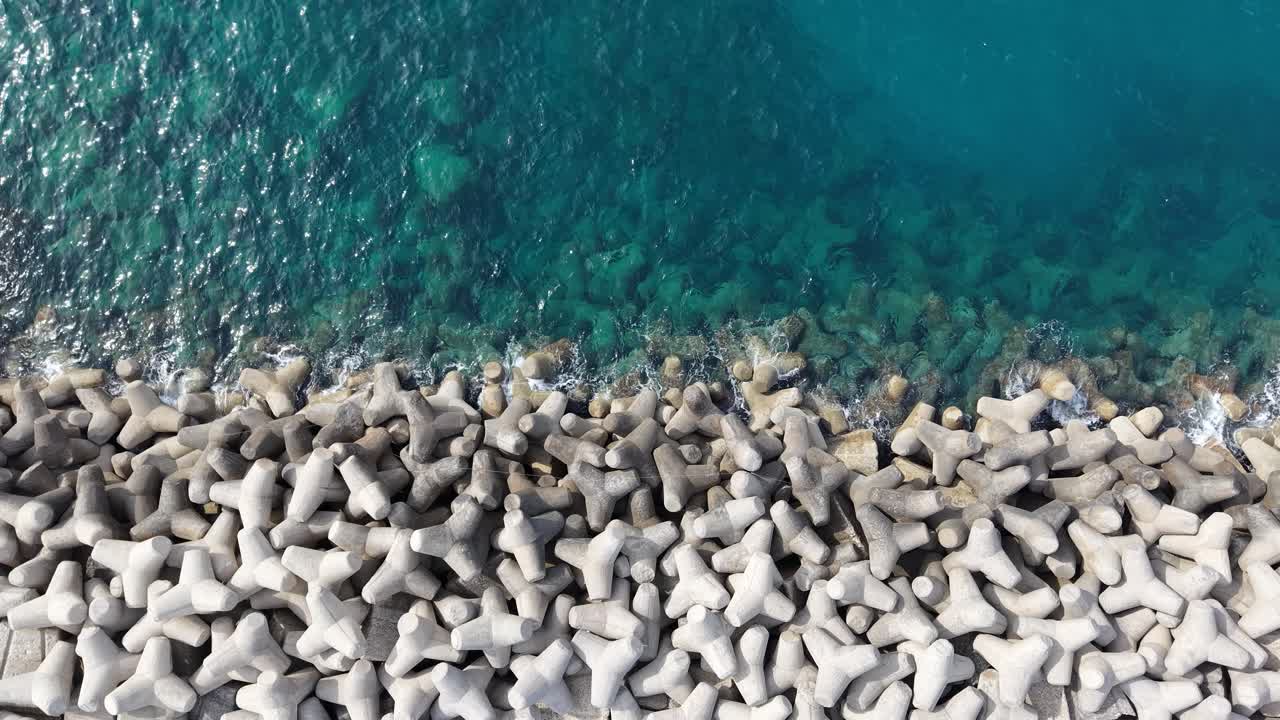 Fantastica foto aerea del mare, Rethymno, Grecia, 28 maggio 2025