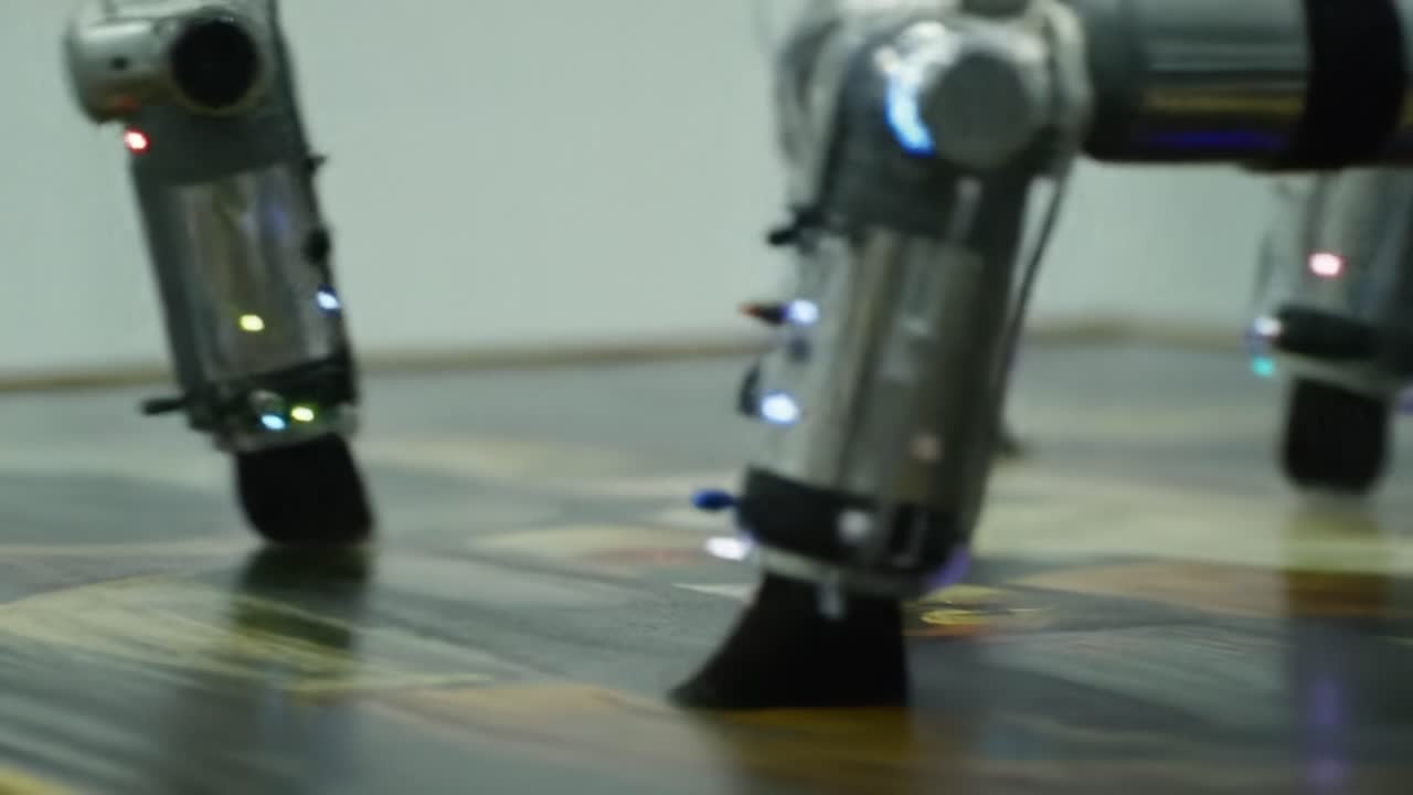 Innovative Robotic Arms Engaging in Precision Artwork Restoration, Showcasing Advanced Technology and Intricate Detail in Action on an Artistic Surface