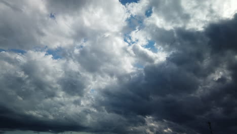 time lapse of a stormy sky