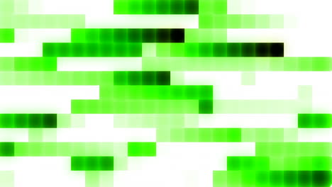 pixelated green squares background