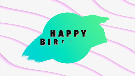 Colorful-birthday-card-with-Happy-Birthday-in-stylish-font