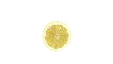 half lemon rotating