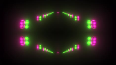 neon tunnel visuals
