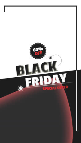 an animation of a black friday background