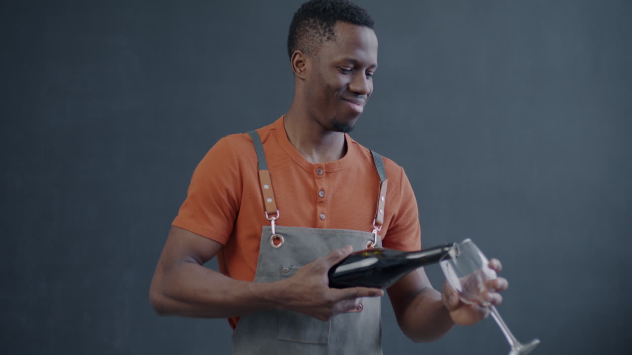 Bartender Pouring Wine