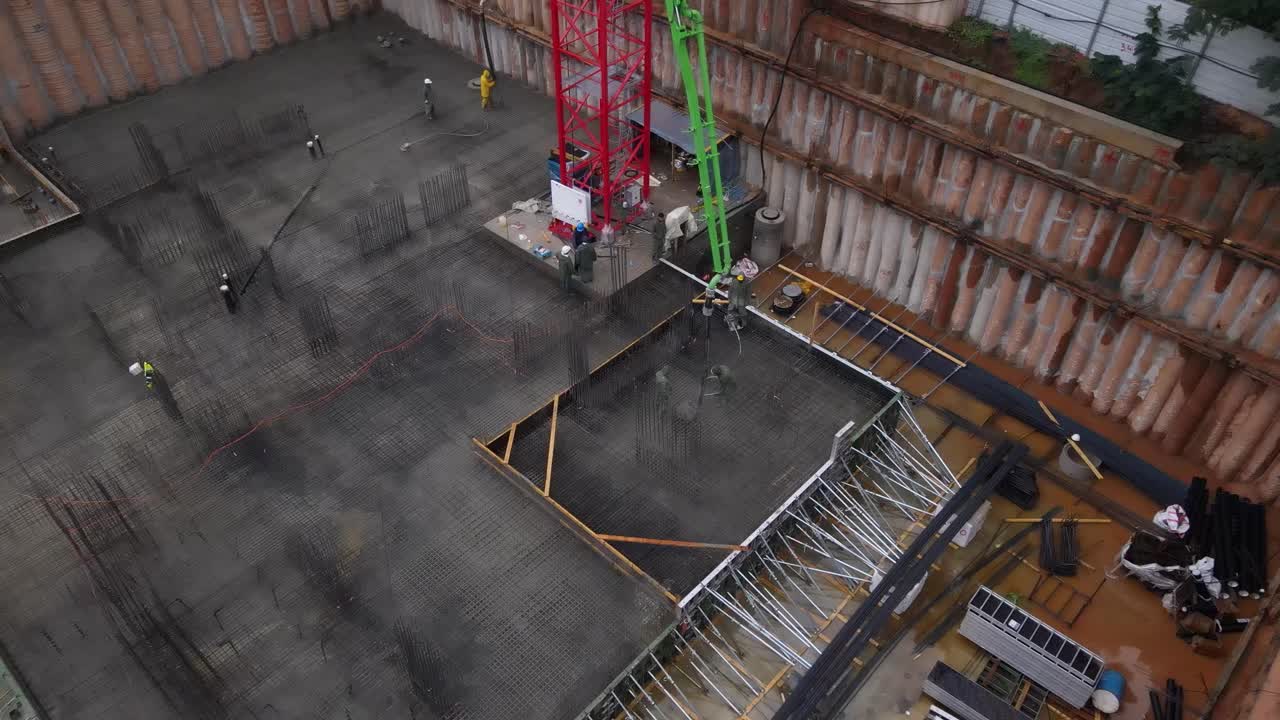 도시 전망, 텔아비브, isreal과 함께 건설 중인 고층 빌딩의 탁 트인 공중 전망