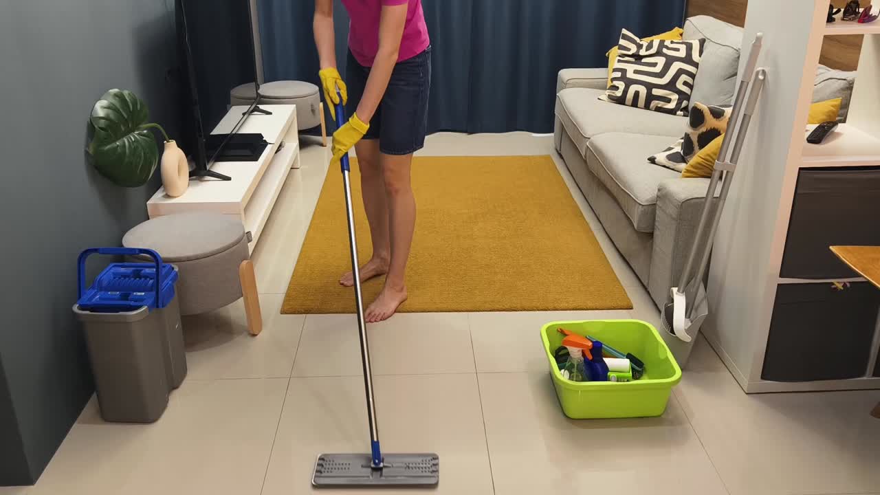 Mopping the Floor at Home