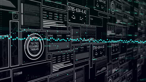 Animación-Del-Procesamiento-De-Datos-Financieros-Sobre-Fondo-Negro