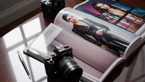 fashion magazine photoshoot