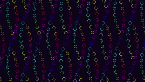 patrón geométrico colorido líneas y formas vibrantes