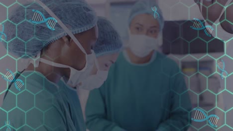 Animation-of-scientific-data-processing-over-diverse-surgeons-in-hospital