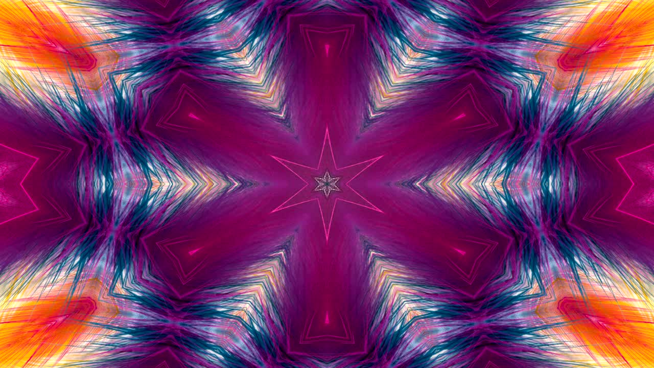 abstracto pincel tinta concepto liso patrón simétrico ornamental decorativo caleidoscopio movimiento círculo geométrico y formas de estrellas