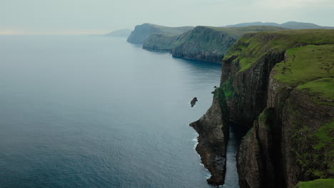 Panoramic View of Majestic Coastal Cliffs and Ocean