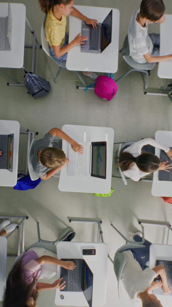Music Teacher Guiding Primary School Boy to Play Piano Talented Student Practicing Keyboard