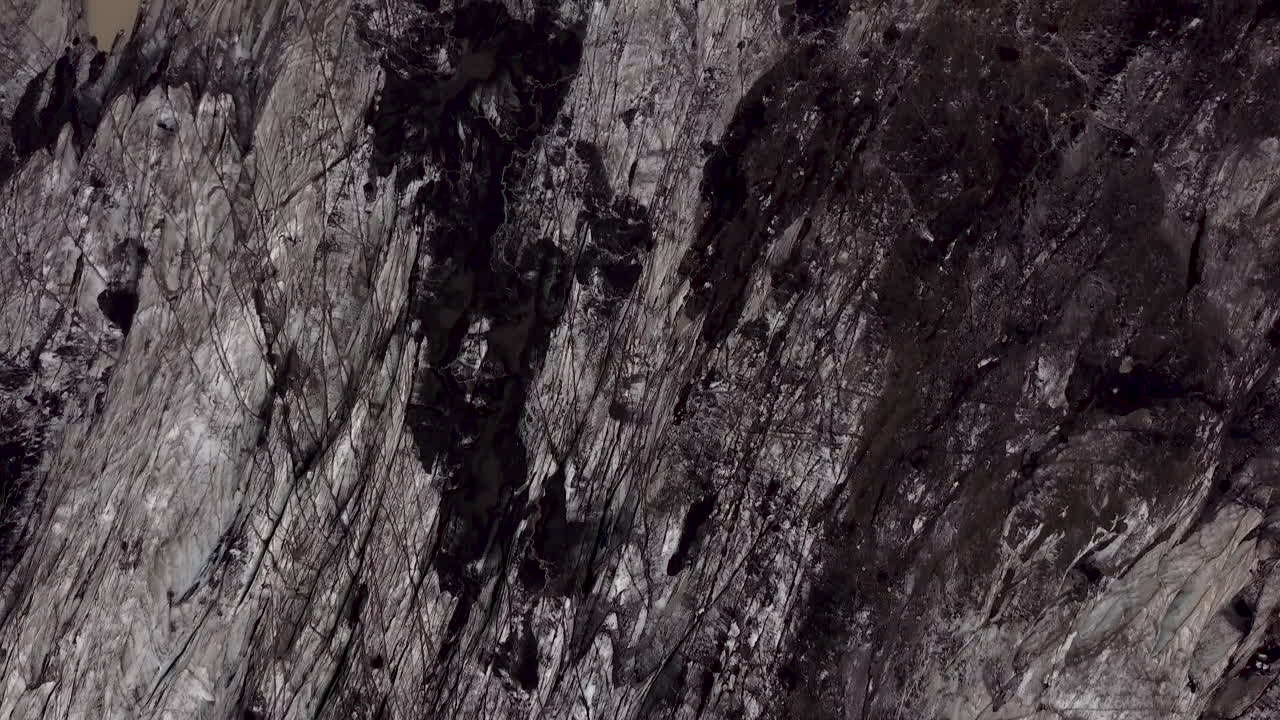 Glacier Sólheimajökull by drone