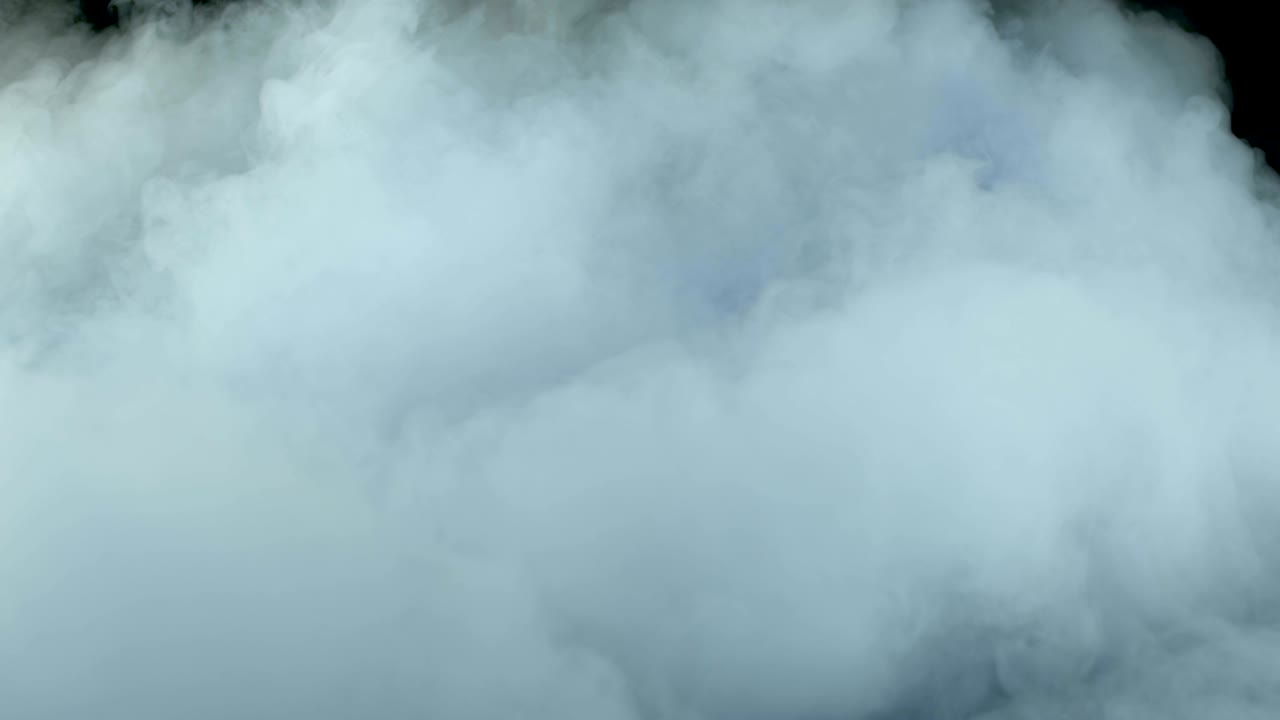 현실적인 건조 얼음 연기 구름