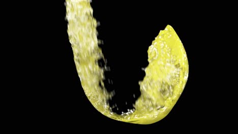 yellow liquid splash