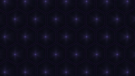 a pattern of hexagons with dots