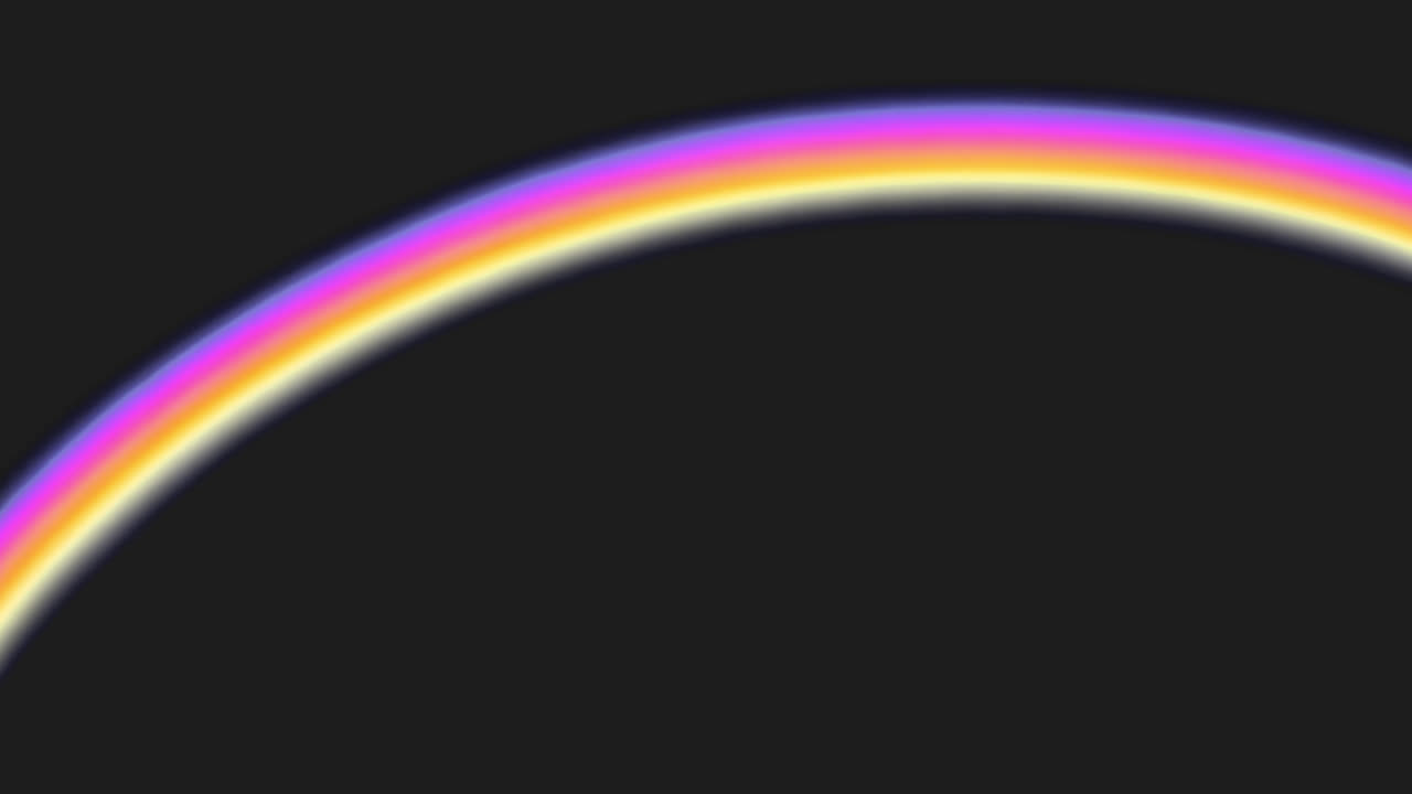 Gradient rainbow animated overlay, transparent 4K video, alpha channel ...