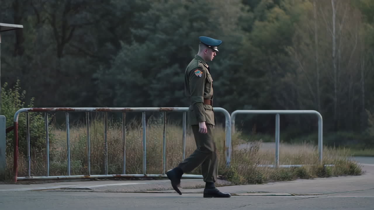 Military Officer on Duty