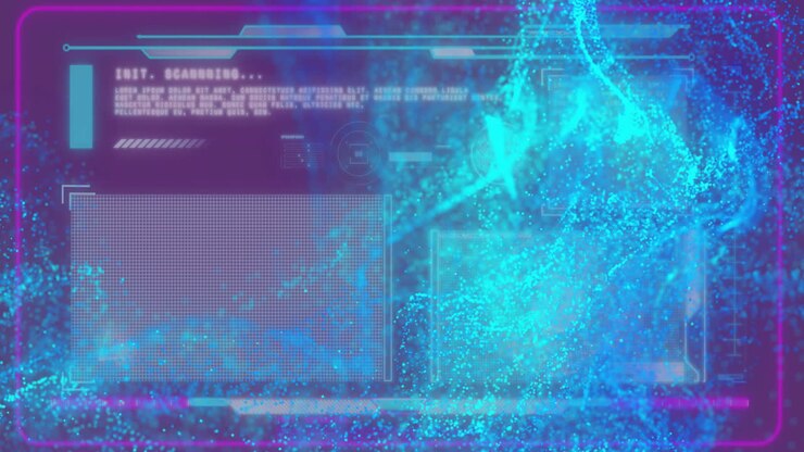 Animazione di un filamento di DNA ed elaborazione dati