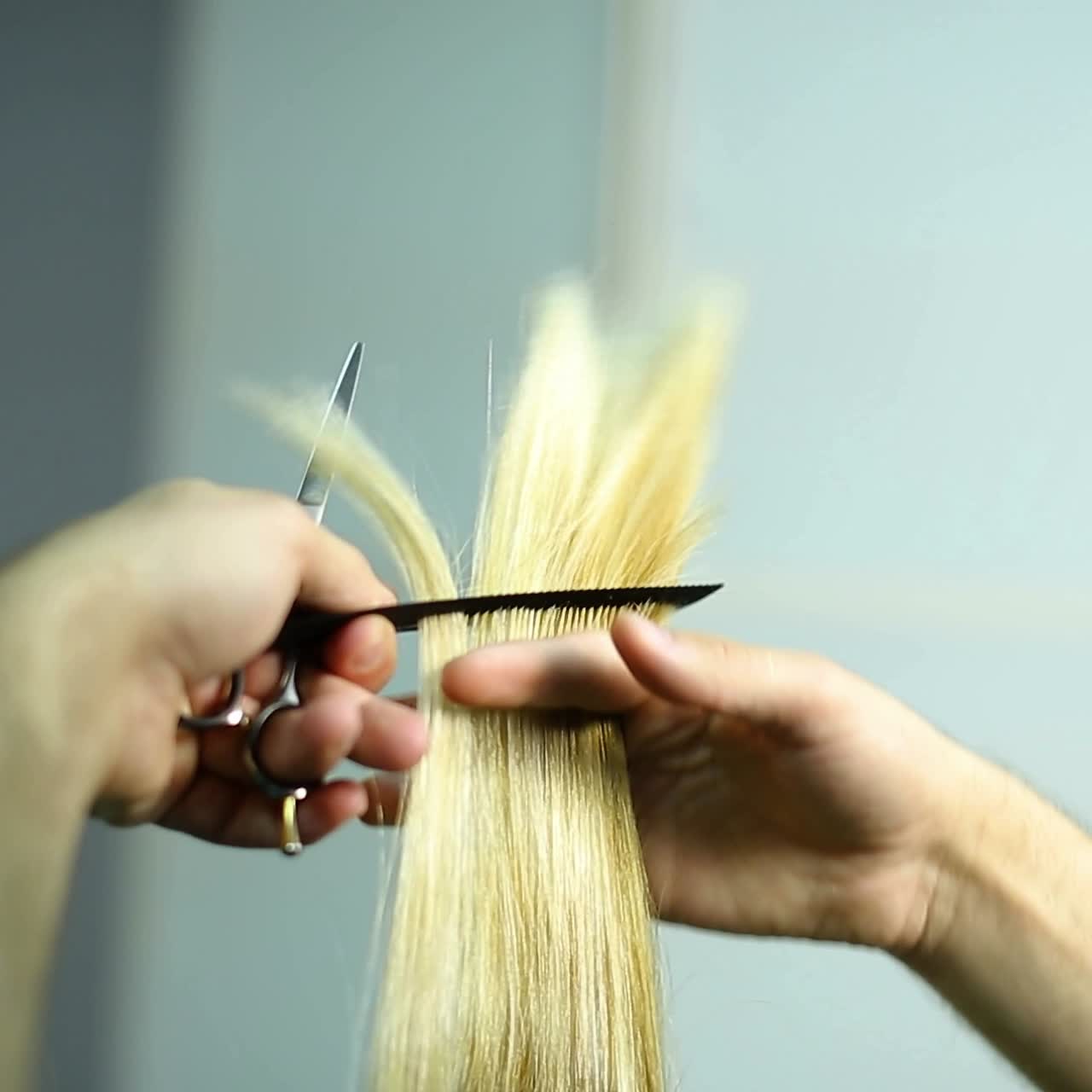 peluquero de cabello femenino