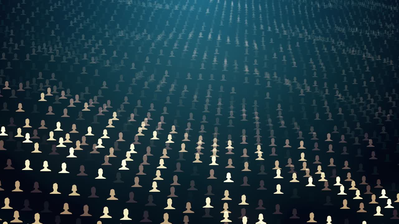 남성과 여성의 연결된 아바타