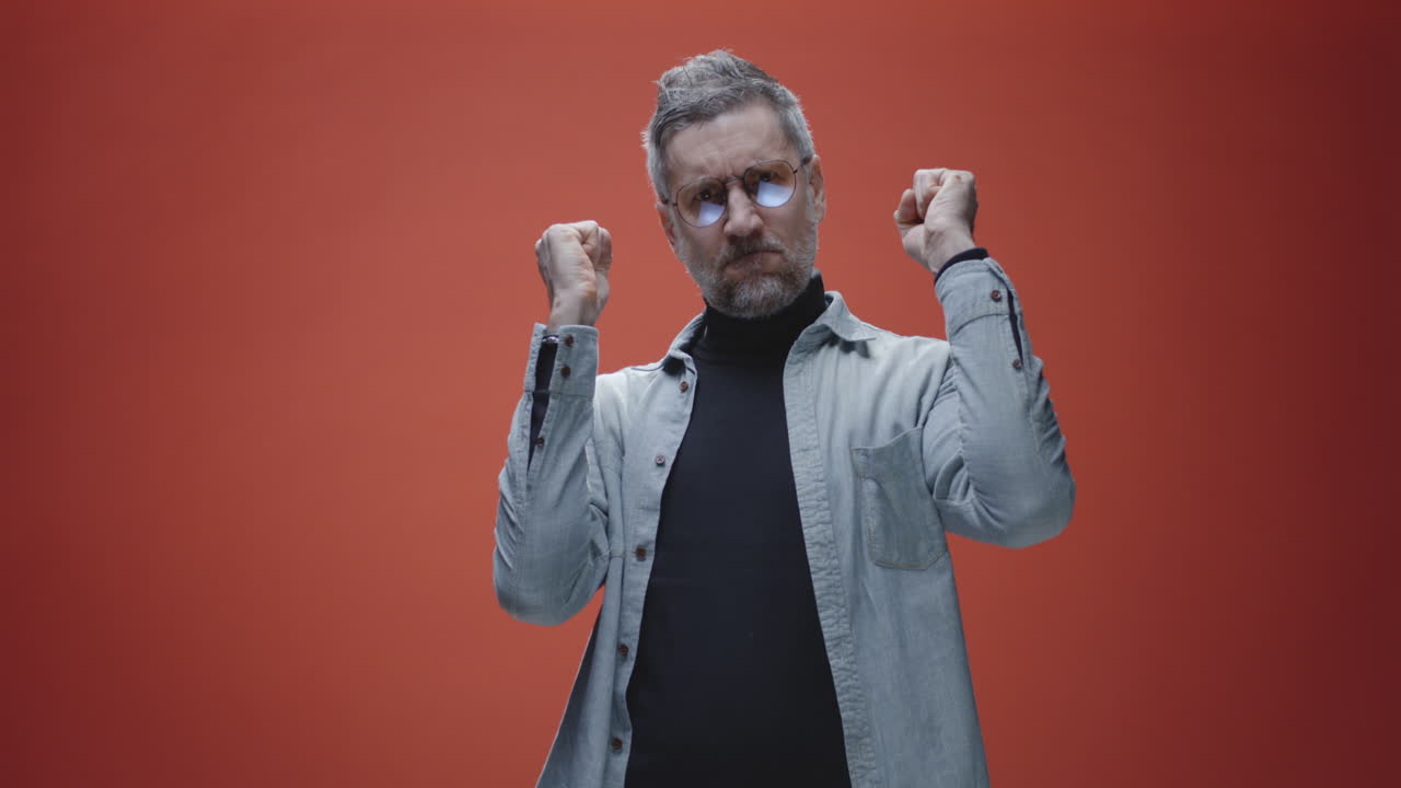 Excited Man Celebrating