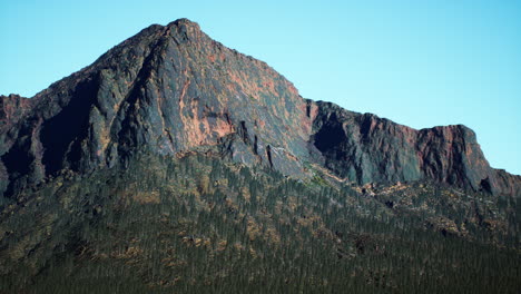 panorama del paisaje de las montañas rocosas aéreas