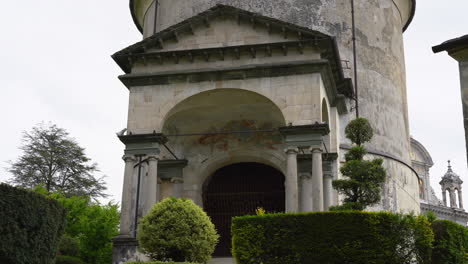 A-beautiful-travel-tour-at-the-Sacred-Mountain-of-Varallo,-a-christian-devotional-complex,-a-unesco-world-heritage-si-in-Italy