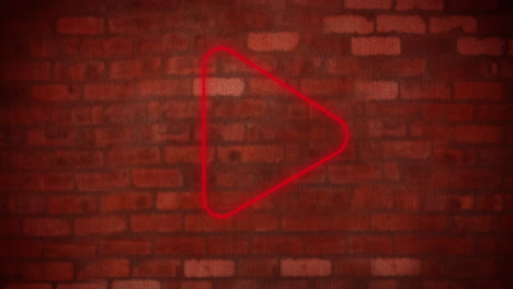 heart neon sign on brick wall 4k