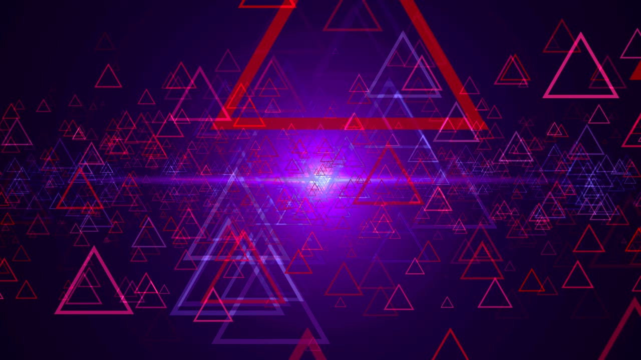 fondo abstracto con triángulos de contorno