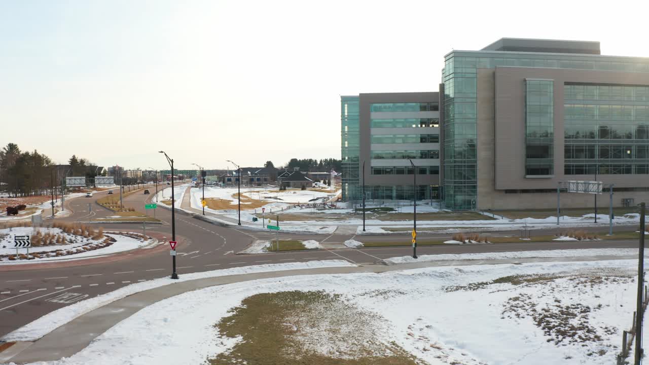 항공, 겨울 동안 스티븐스 포인트 위스콘신 기호