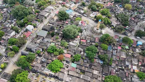 imágenes de drones del cementerio chino de manila en filipinas