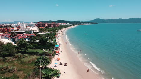 jurere intermacional beach drone view