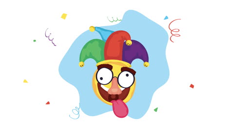 funny jester emoji