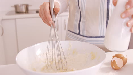 woman preparing a dough