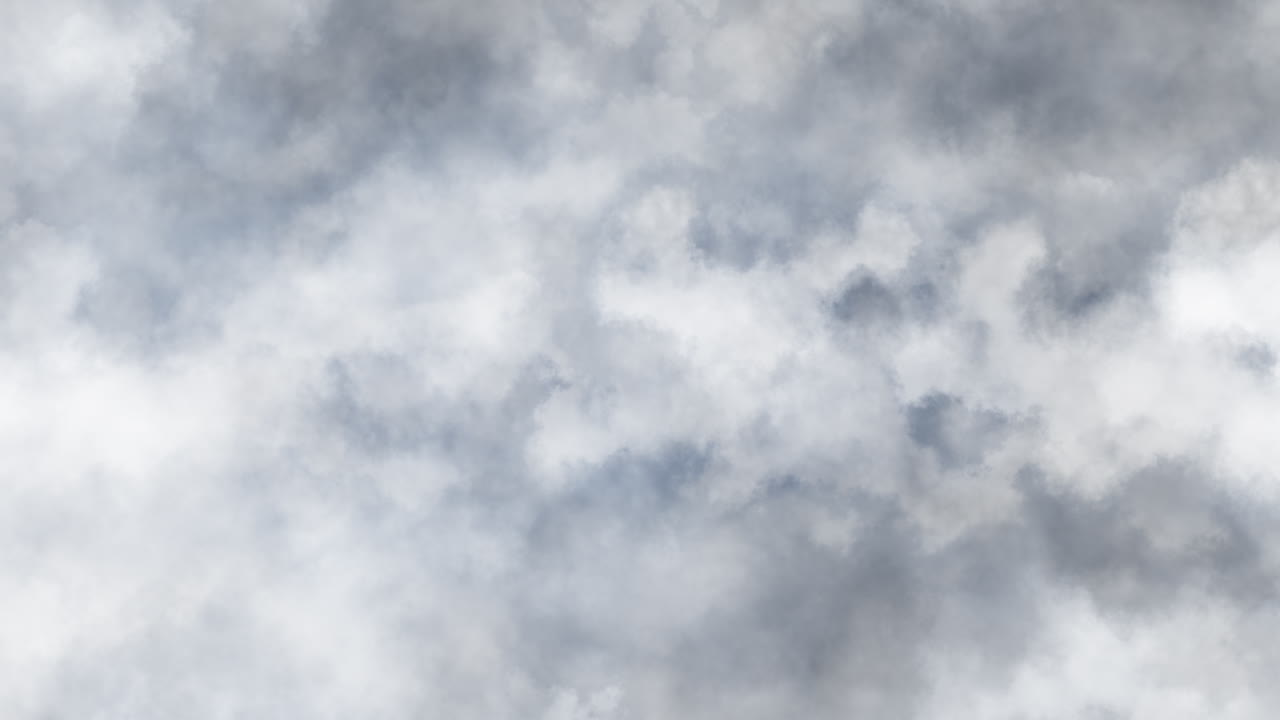 Light Soft Cloud Motion Forward Zoom Seamless Loop White on White Atmospheric Animation