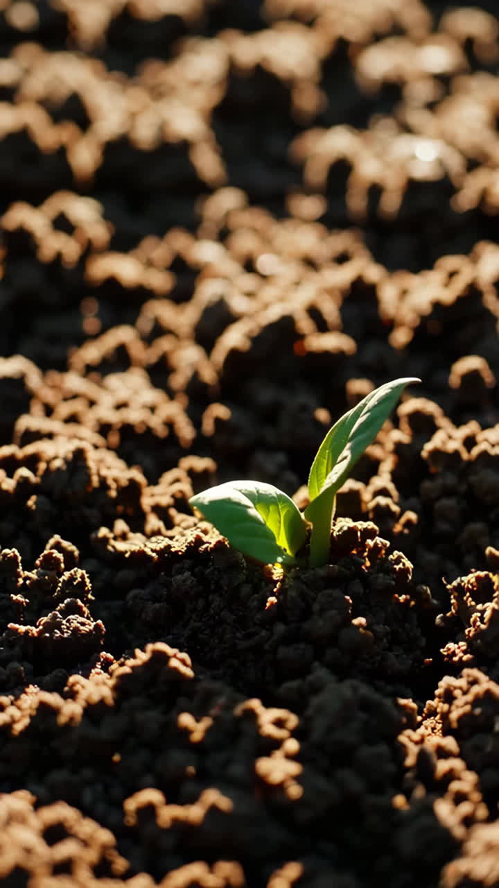 New Plant Growing in Soil