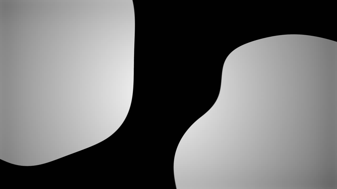 Abstract Grey Shapes on Black Background