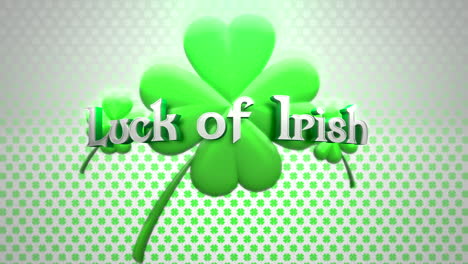 Luck-Of-irish-with-big-shamrock-on-green-national-Irish-pattern