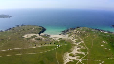 slyne head beach, clifden, connemara, condado de galway, irlanda, julio de 2021